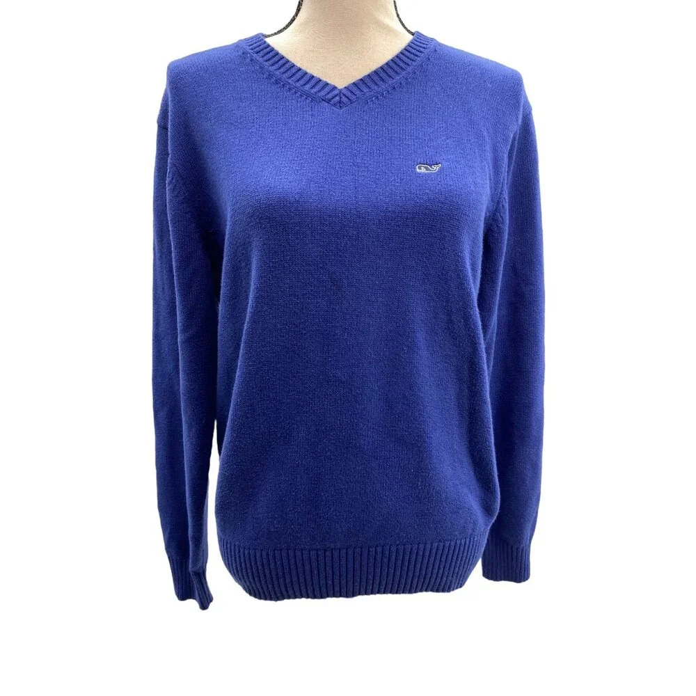 Vineyard Vines Small V-Neck Sweater Blue